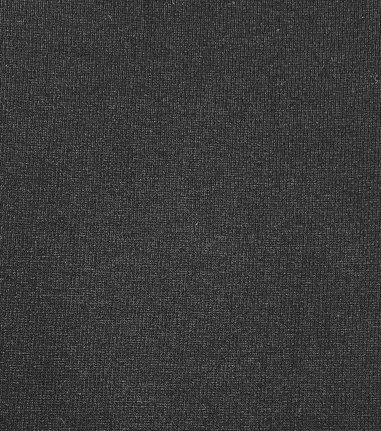 Juicy Couture Black Rib Knit Fabric