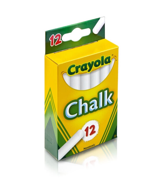 Crayola LLC 1 Chalk Box, 12 Chalk Sticks Chalk Or Chalk Holder