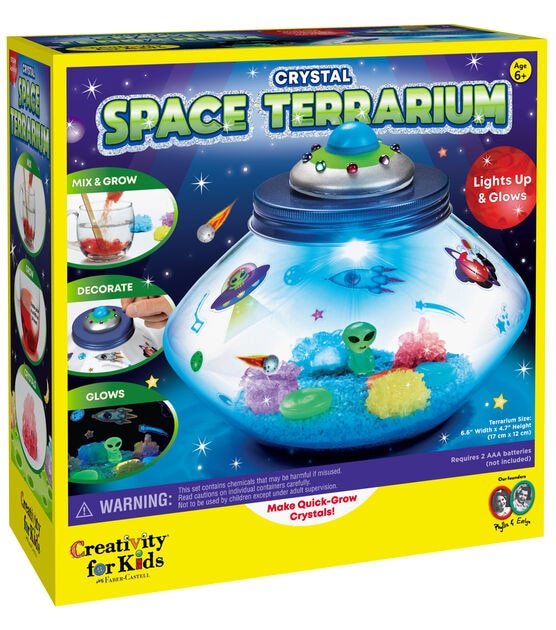 Creativity for Kids 6.5" x 5" Crystal Space Terrarium Kit