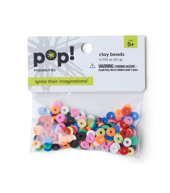 White Circular Number Beads by Creatology | Michaels Kids