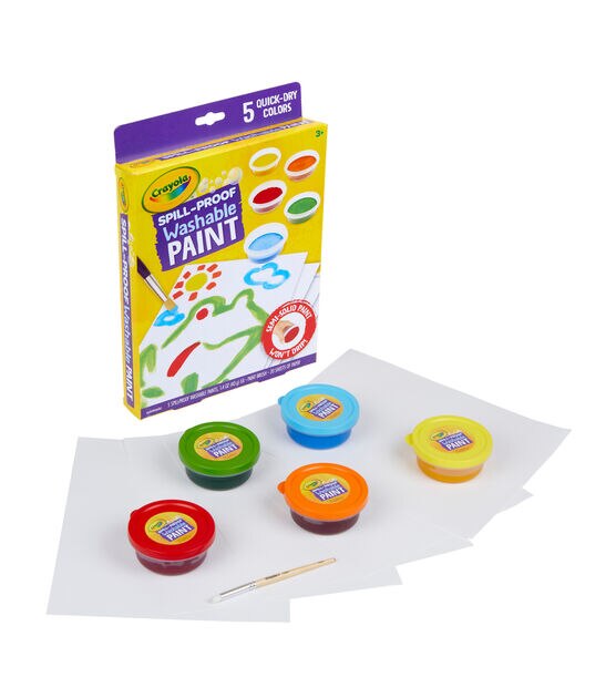 Crayola Young Artists Washable Spill Proof Paint Kit – Crayola Canada