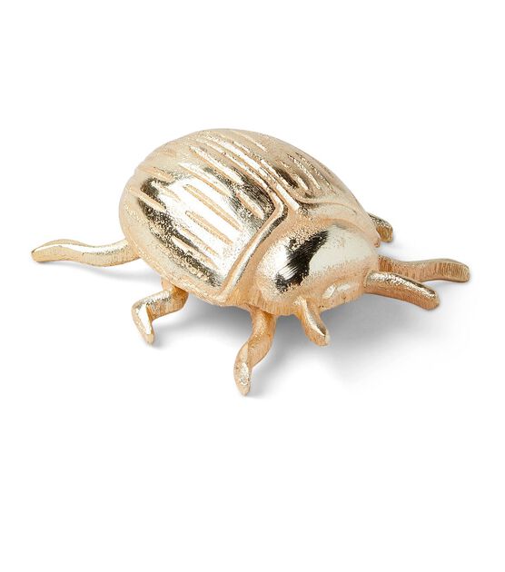 5" Spring Gold Aluminum Beetle by Place & Time, , hi-res, image 2