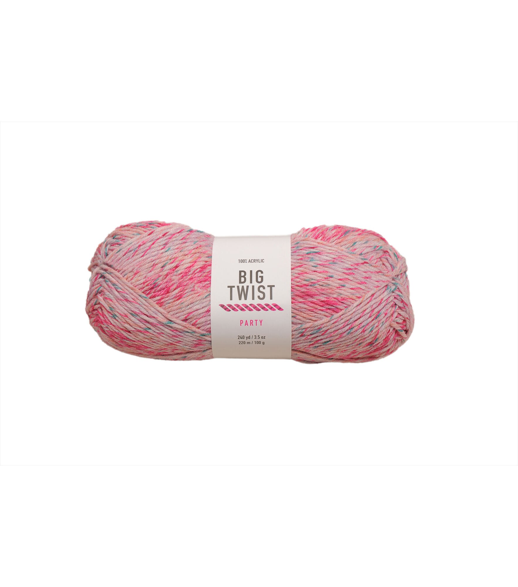 Party Worsted Acrylic Yarn by Big Twist, Cherry Blossom, hi-res