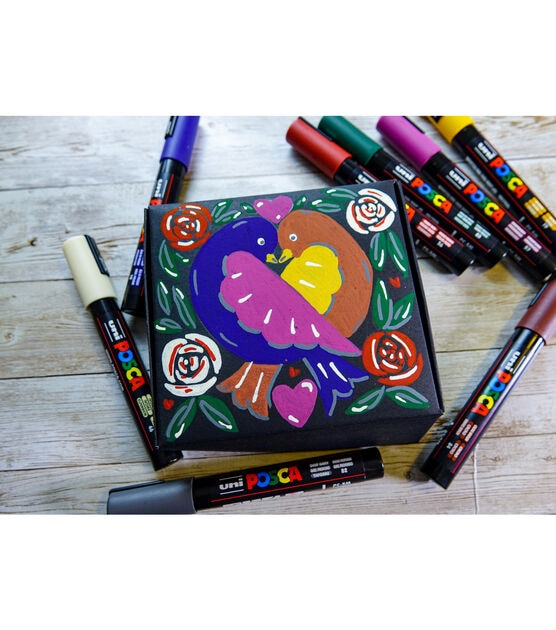 Mosaiz 15 Acrylic Paint Marker Pens for Easy Writing and Painting