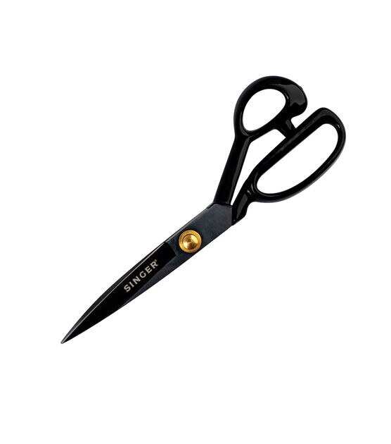 Singer Sewing Scissors Set Includes 10 inch Heavy Duty Tailor Shears, Black