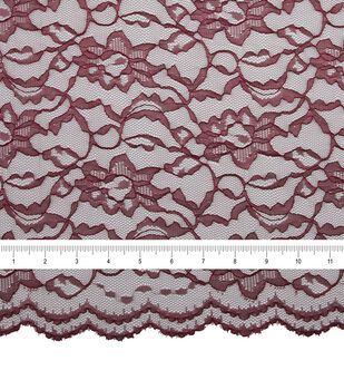 7 Fuchsia Florals. Stretch Galloon Lace Trim. – Boho Fabrics