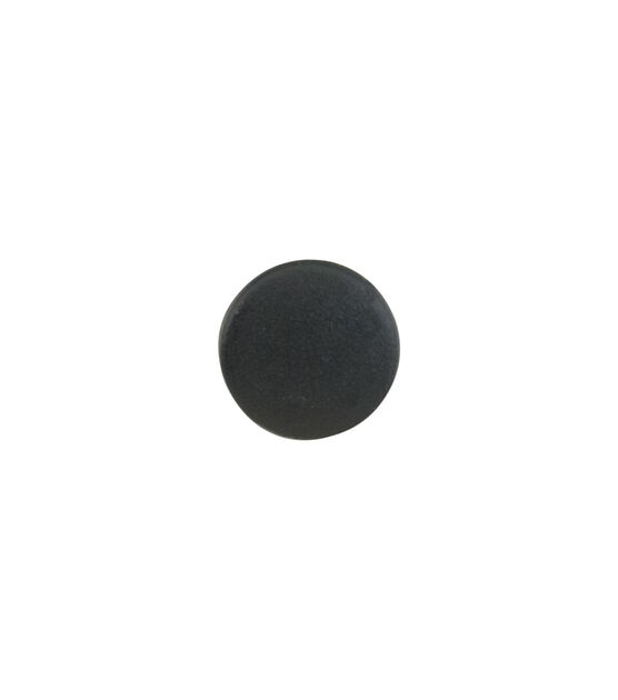 H-5128 - Large Matte Black Shank Button, 1-3/8