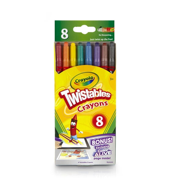  Crayola Twistables Crayons, School Supplies, 8ct : Arts, Crafts  & Sewing
