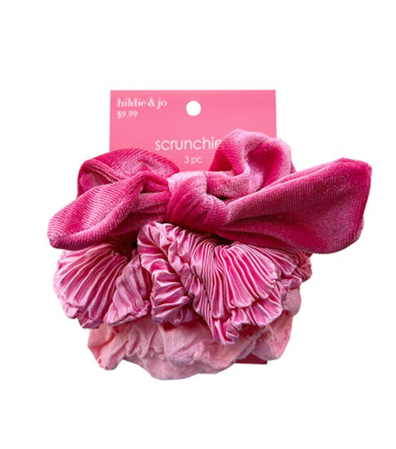 3ct Valentine's Day Velvet Tails Scrunchies by hildie & jo