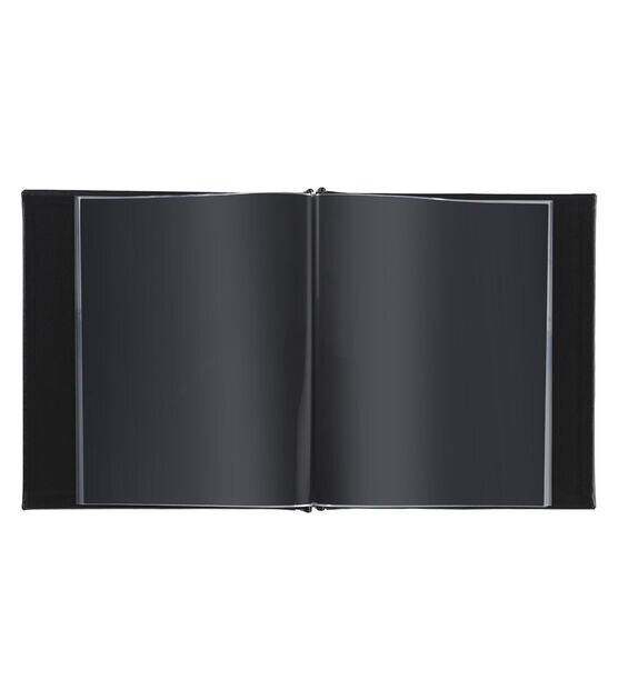 6 Pack: Black Scrapbook Album, 8.5 x 11 by Recollections® 