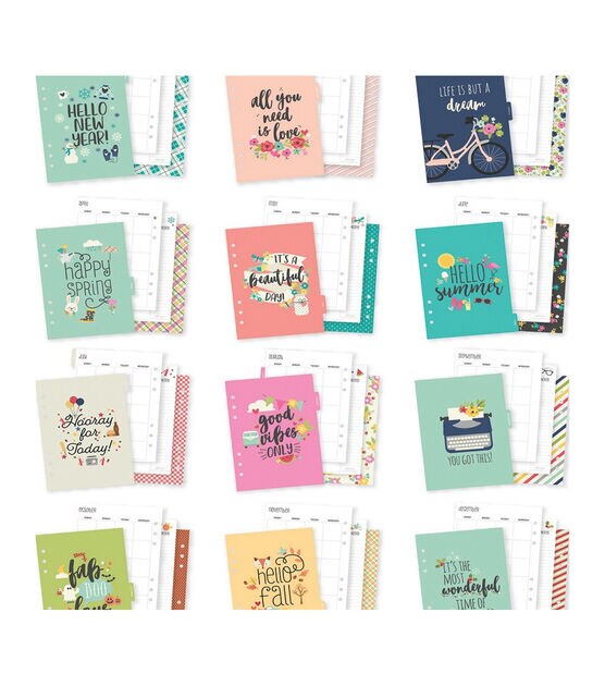 Personal Planner Monthly, Undated Inserts - Carpe Diem Planners