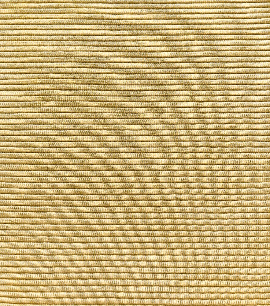 Knit Solid Ribbed Knit Fabric