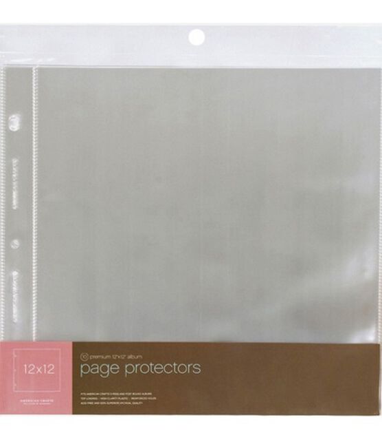 10 Pack of 12 x 12 Page Protectors