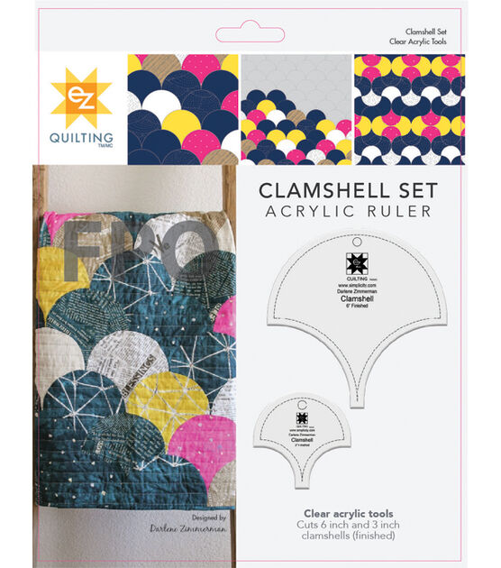 EZ Quilting Clamshell Set 3 in and 6 in
