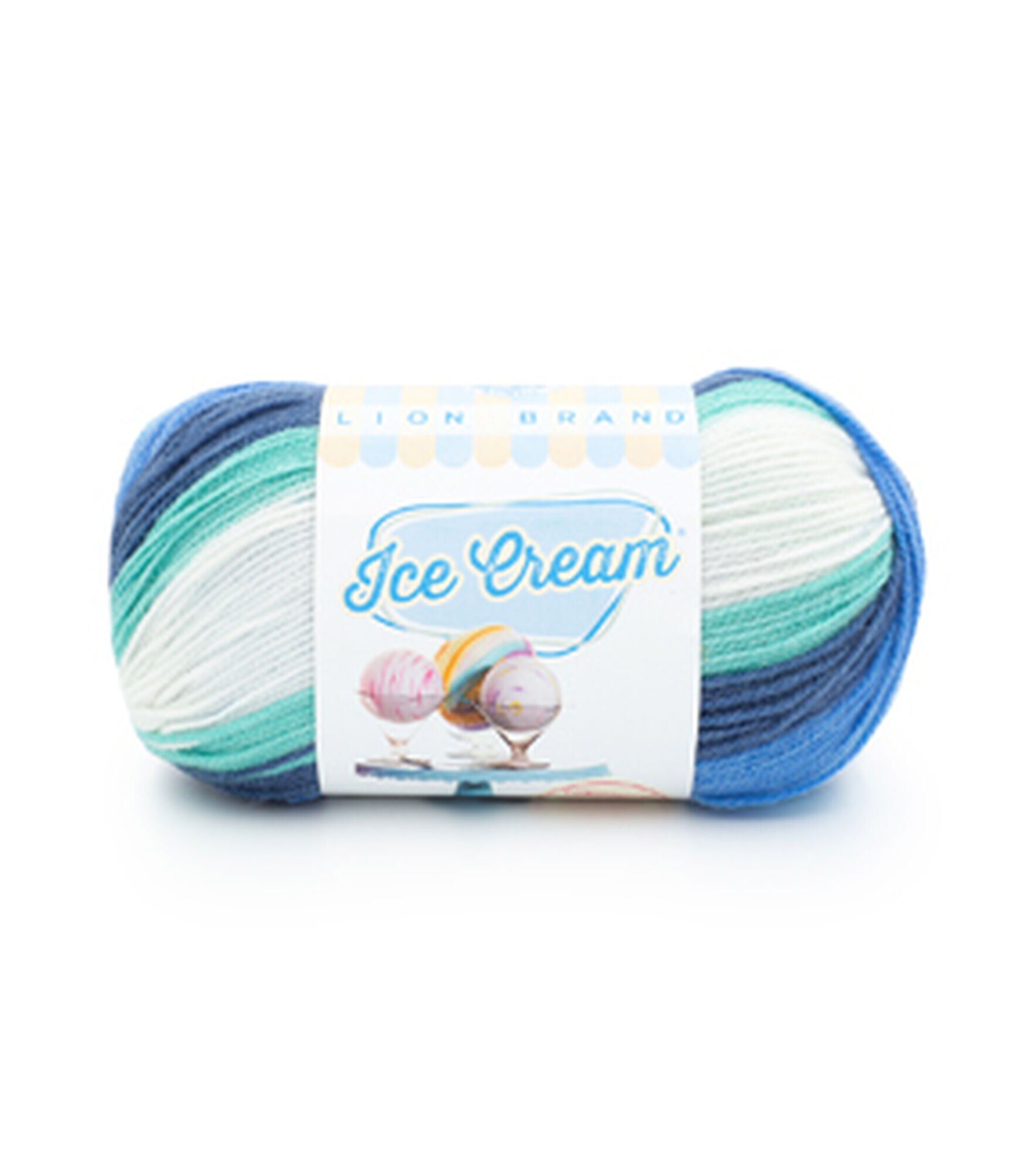 Lion Brand Ice Cream Big Scoop Yarn 2 Bundle