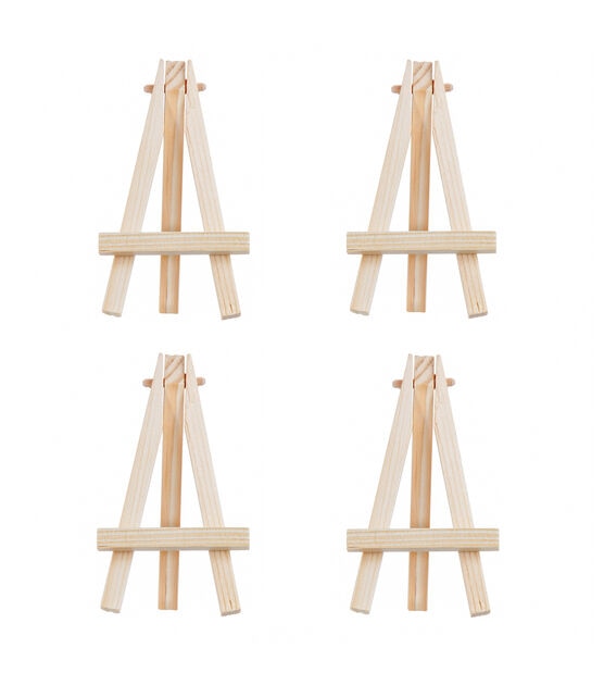 Cabilock 2pcs Small Tabletop Display Stand Painting Easel Painting Party  Easel Beechwood Tripod Display Stand Easle Mini Tripod Easel Stand Coloring