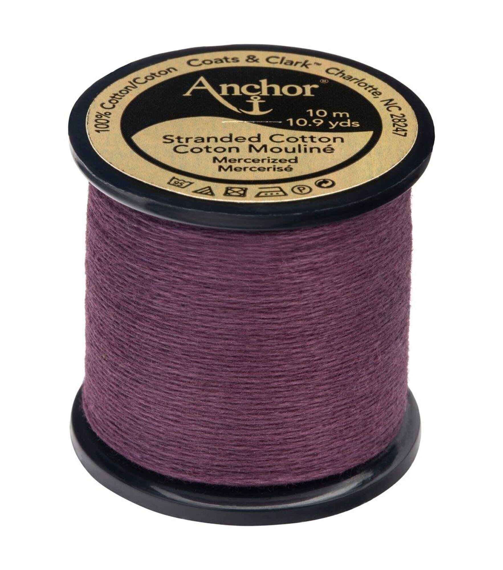 Anchor Cotton 10.9yd Purples Cotton Embroidery Floss, 873 Amethyst Dark, hi-res