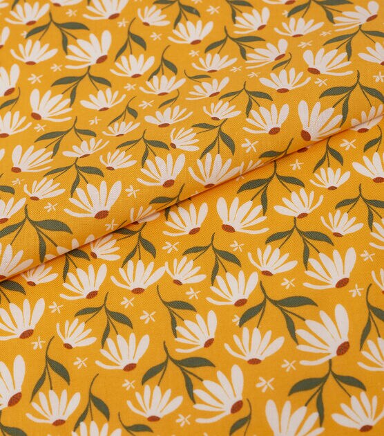 Coneflowers on Orange Cotton Fabric by Keepsake Calico, , hi-res, image 2