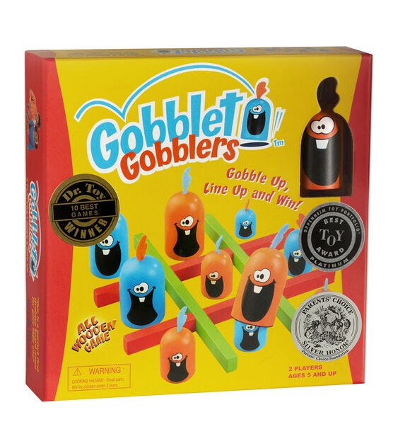 Blue Orange Games 13ct Gobblet Gobblers Wood Board Game Kit