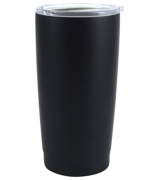 Sublimation Tumblers 20 Oz Black Stainless Steel Double Wall