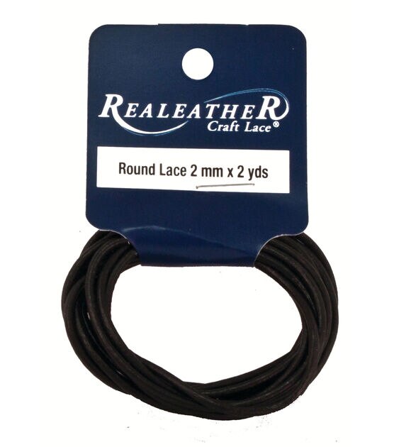 Realeather Waxed Thread, Black