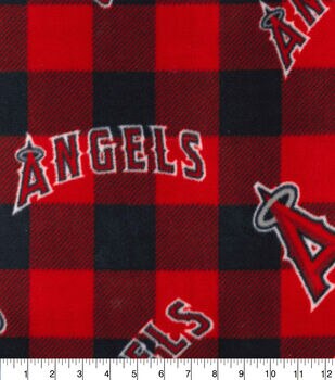  MLB Fleece Los Angeles Angels of Anaheim Blocks Red, Fabric by  the Yard : Sports & Outdoors