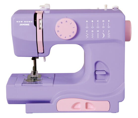 Janome Derby Portable Sewing Machine  Lady Lilac