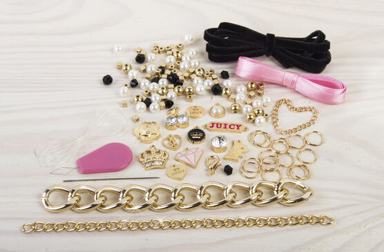 Juicy Couture 130pc Gold Bold Chain Bracelet Kit, , hi-res, image 4