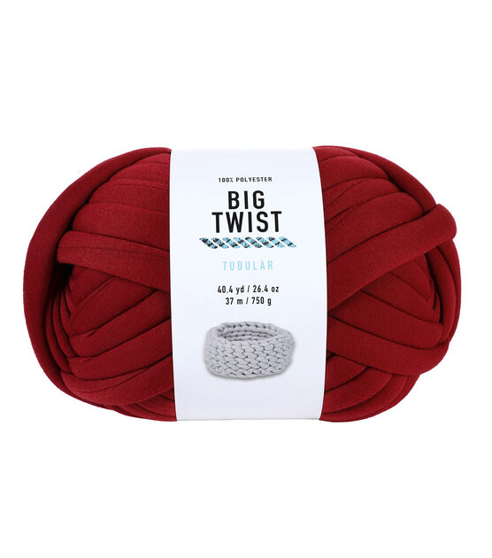 Tubular 40.5yds Jumbo Polyester Yarn by Big Twist, , hi-res, image 1