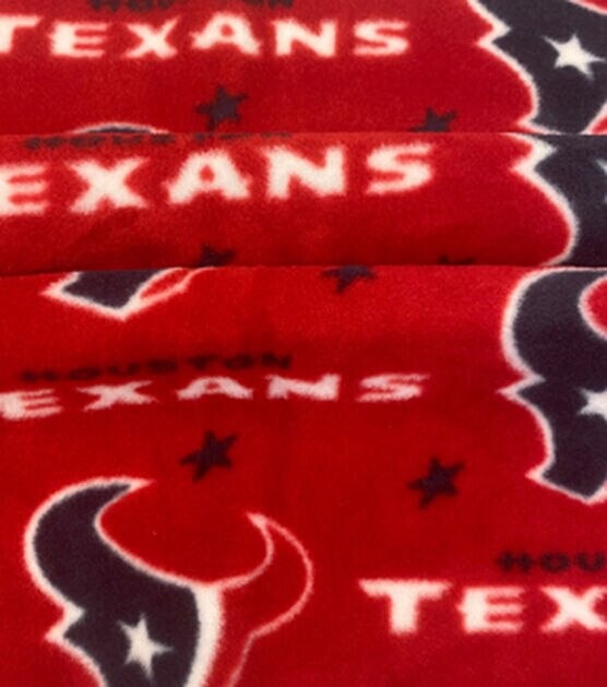 Fabric Traditions Houston Texans Fleece Fabric Red, , hi-res, image 3