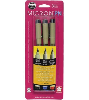 Pigma Micron Pens, .20mm - Carded, Black - 005 - Bristles Arts and