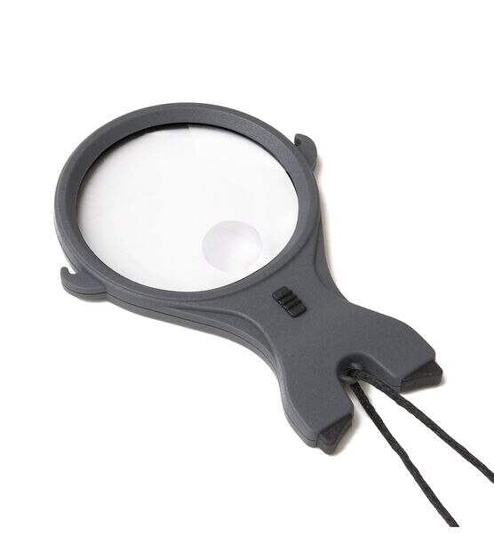 4.5x LED Lighted Magnifier with 2.5 Glass Lens, Bright 10 LED Magnifier