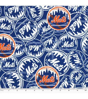 Fleece MLB All Teams Logos on Navy Blue Major League Baseball Professional  Sports Fleece Fabric Print by the Yard A411.32