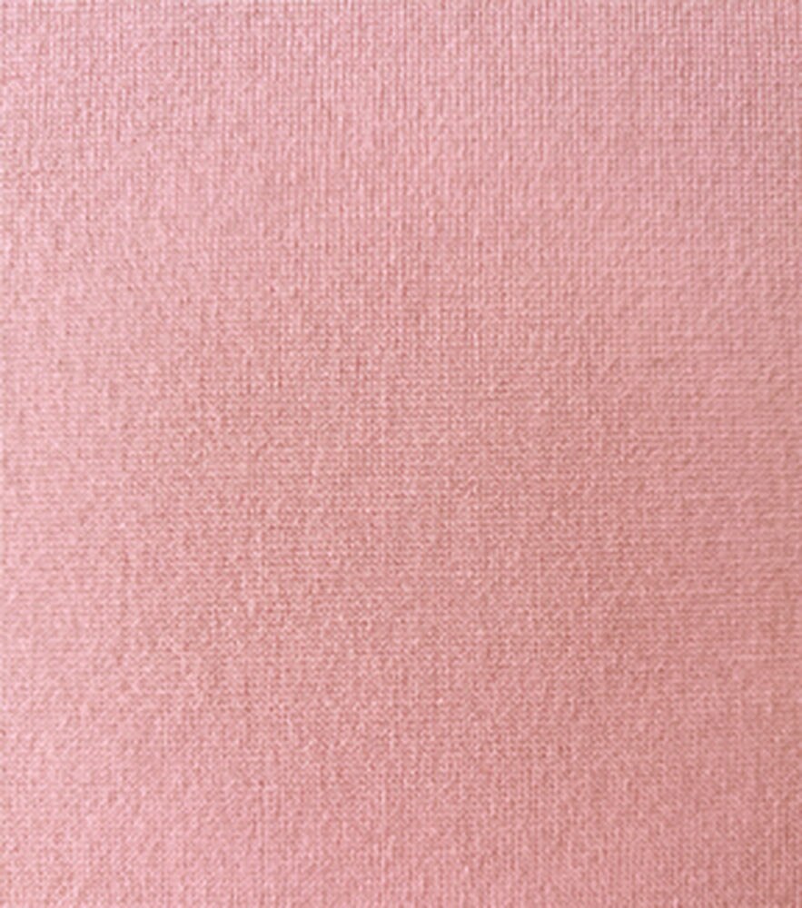 Salmon Pink Solid Ponte de Roma Knit Fabric - by The Yard