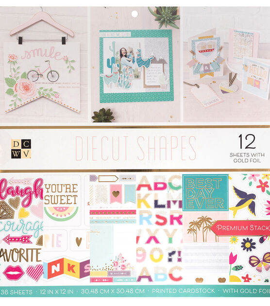 Die Cuts With A View - Juniper Berry Collection - 12x12 Paper Stack  **CLEARANCE - All sales final**