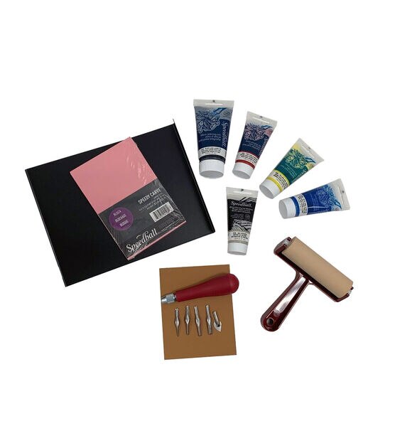 Speedball Fabric Block Printing Set - 6 Colors