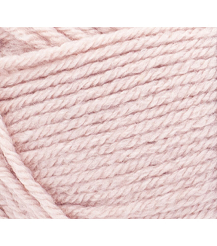 Lion Brand Basic Stitch Anti Pilling Worsted Acrylic Yarn, Blush, swatch, image 5