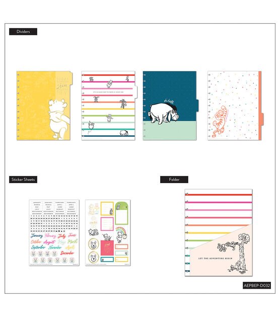 Disney Winnie the Pooh True to You - Classic Accessory Pack – The Happy  Planner