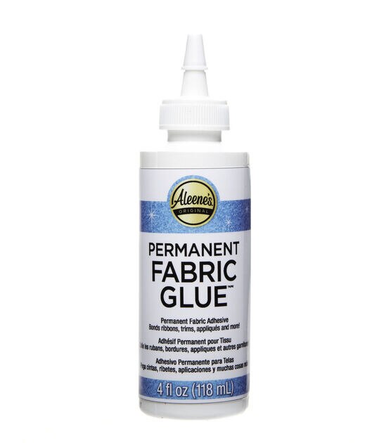 Aleene's No-sew, Fabric Glue , 4 Oz Bottle Temporary Hold Fabric Till Ready  to Stich 