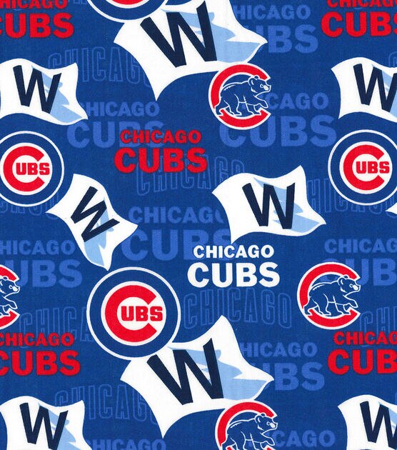 Fabric Traditions Cooperstown Chicago Cubs Cotton Fabric, JOANN