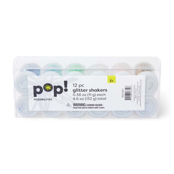 POP! Possibilities 9mm Pearl Pony Beads - White