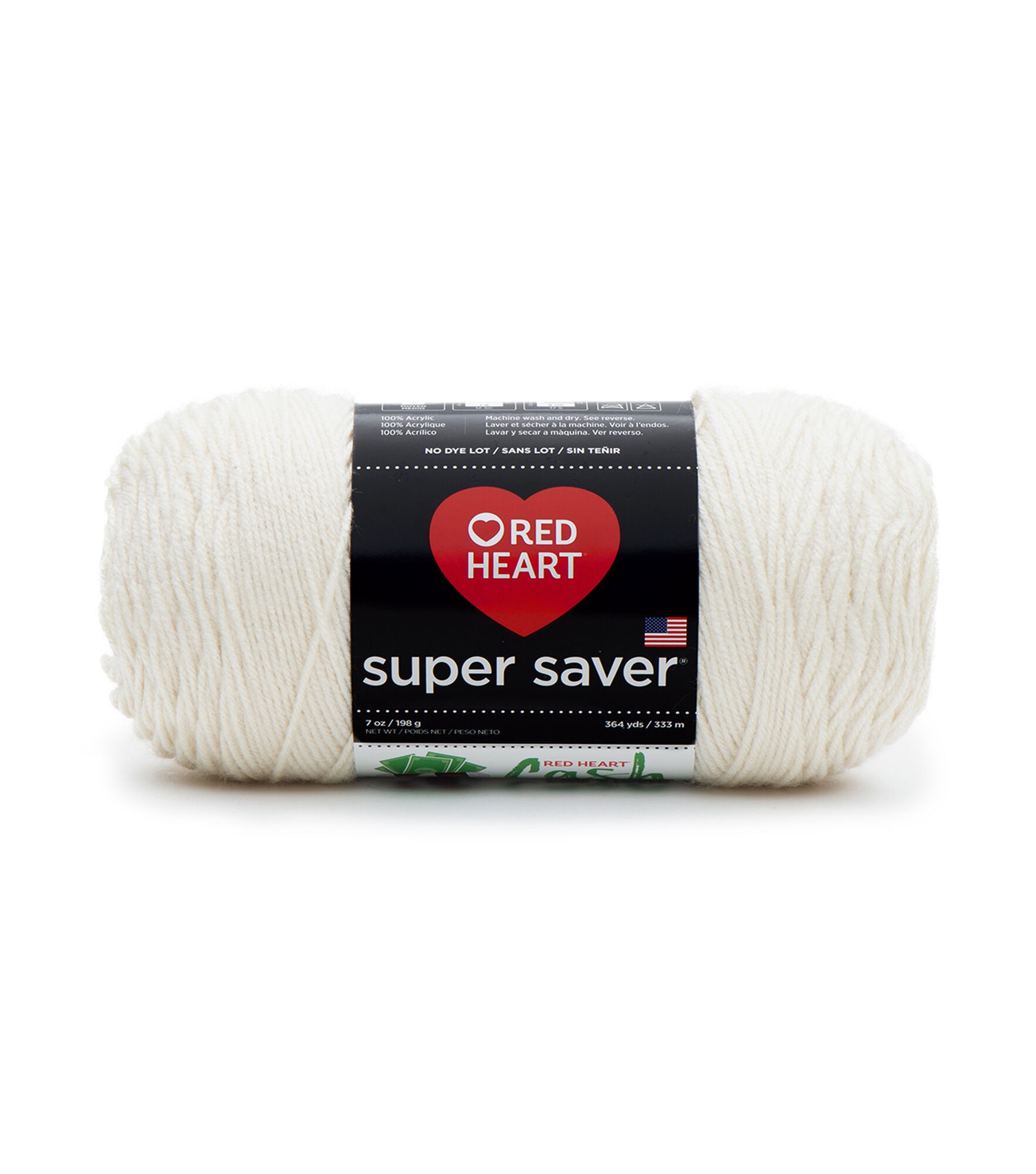  Red Heart Super Saver Black Yarn - 3 Pack of 198g/7oz