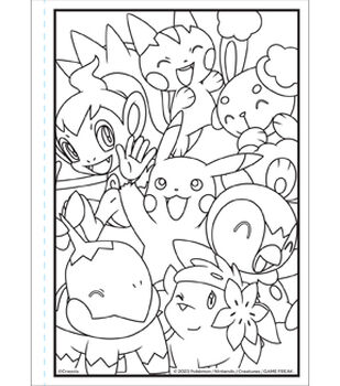 Crayola Pokemon Giant Coloring Pages, 18 Coloring Pages, Gifts for Kids,  Ages 3+