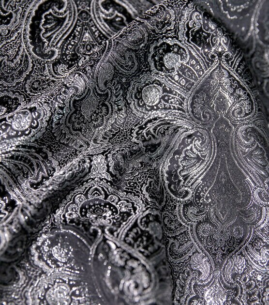 Brocade Fabric Silver Wild Tapestry | JOANN