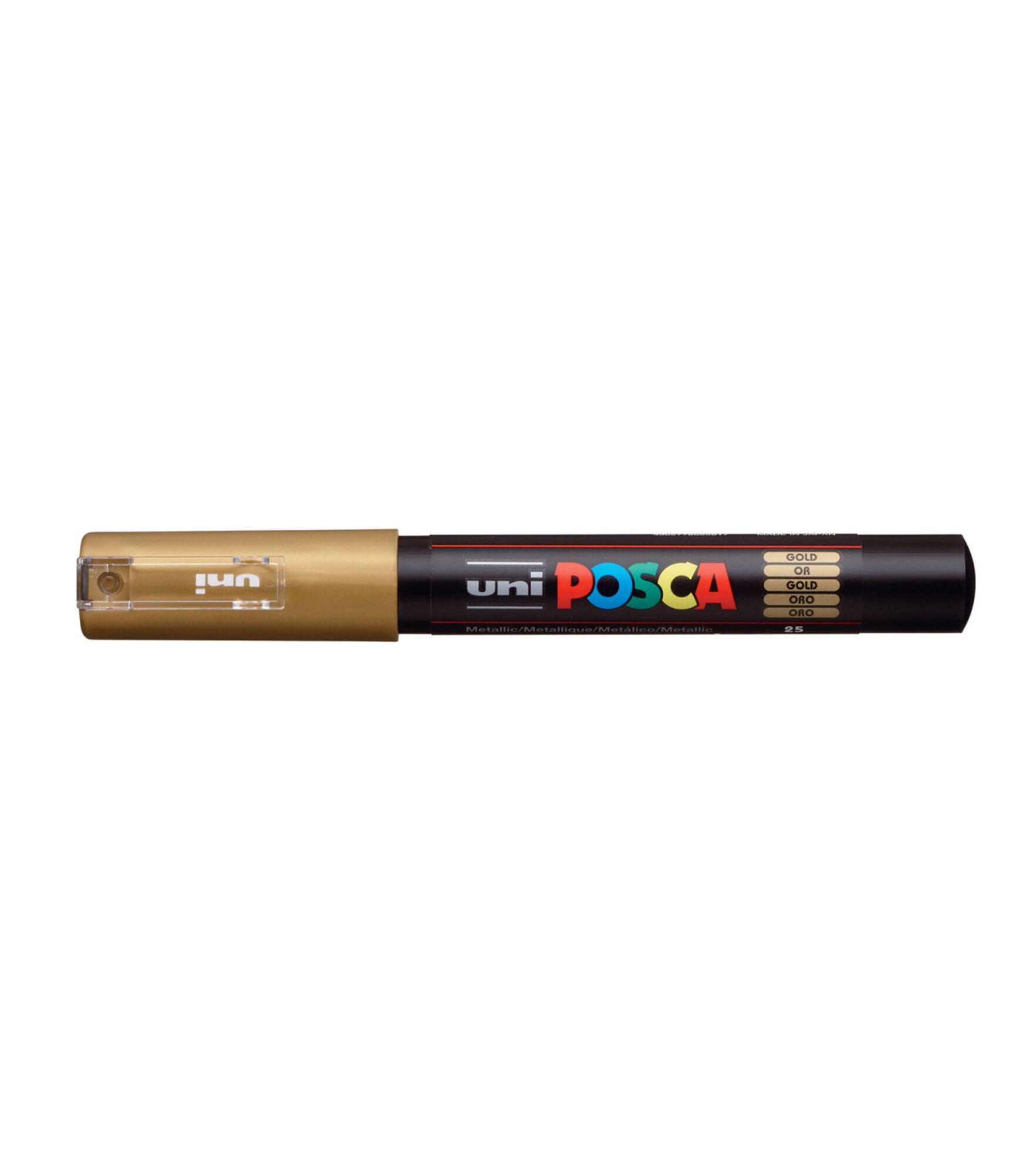 POSCA Extra Fine Paint Marker, Gold, hi-res