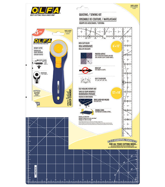 Olfa Essentials Kit with Ruler
