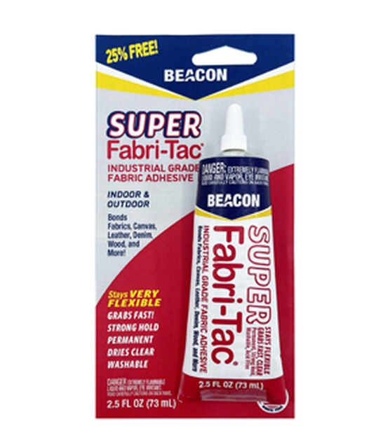 Beacon Fabri-Tac Permanent Adhesive, 2-Ounce