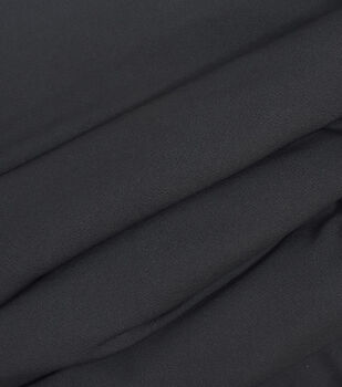 Black Performance Twill Fabric