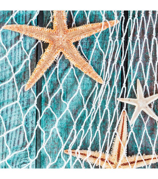 2pcs Fish Net Party Decoration Fish Netting Cotton Beach Theme Party Home Decor-Dark Blue