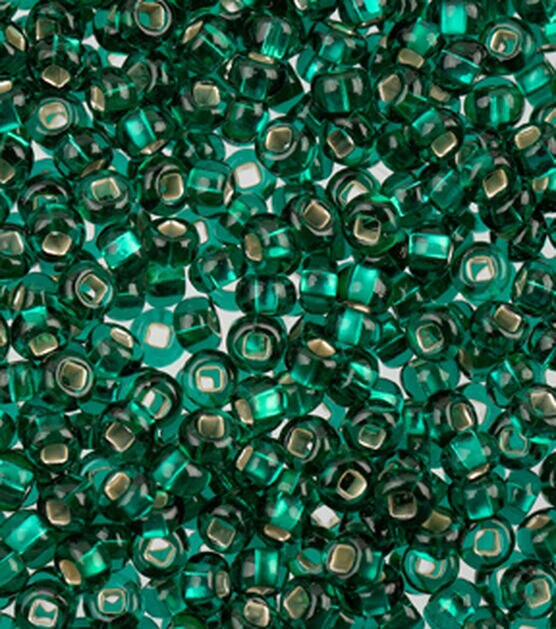 Preciosa Seed Beads 10/0 - Opaque Dark Green - 20g - Beads And